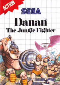 Danan: The Jungle Fighter Sega Master System US box art